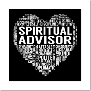 Spiritual Advisor Heart Posters and Art